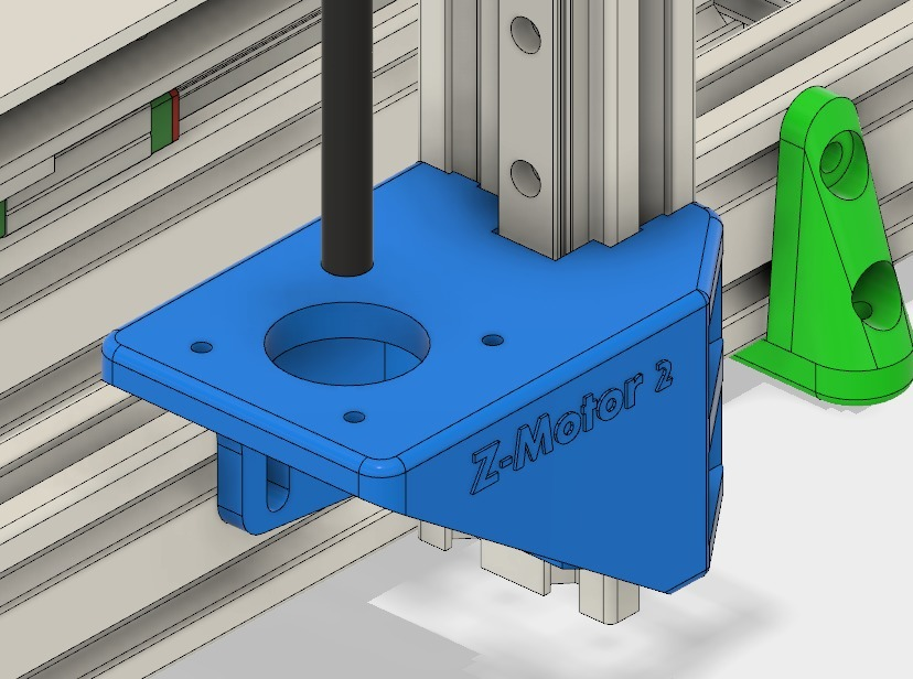 Free 3D file Zmotor mounts for BLV mod with room for the MGN rails