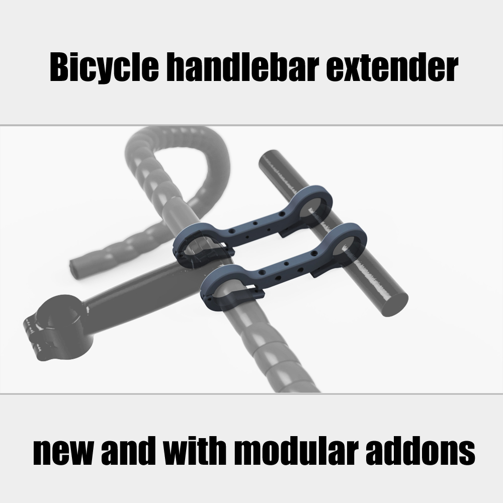 Free 3D file Bicycle handlebar extender v2 🚲・Model to download and 3D print・Cults