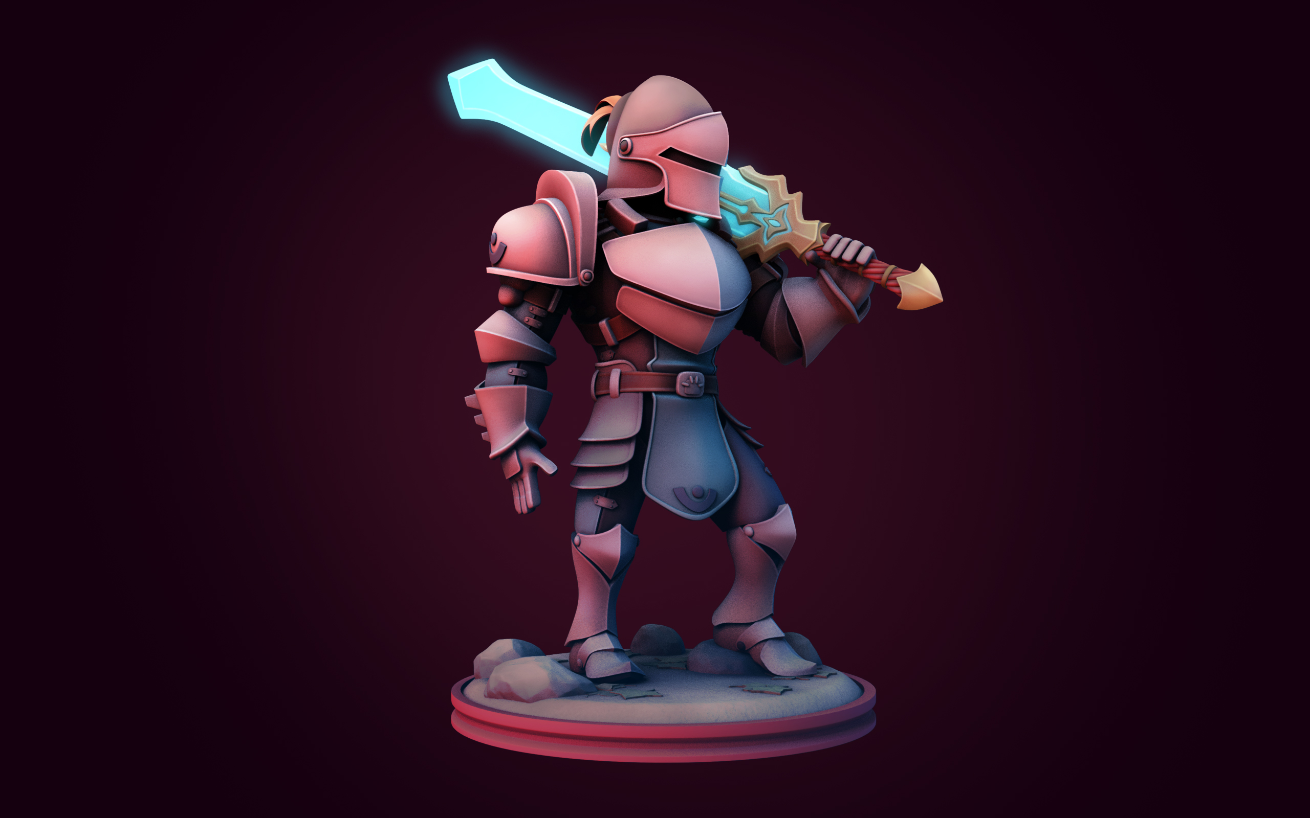 STL file Energy Knight 🎨・3D printer model to download・Cults