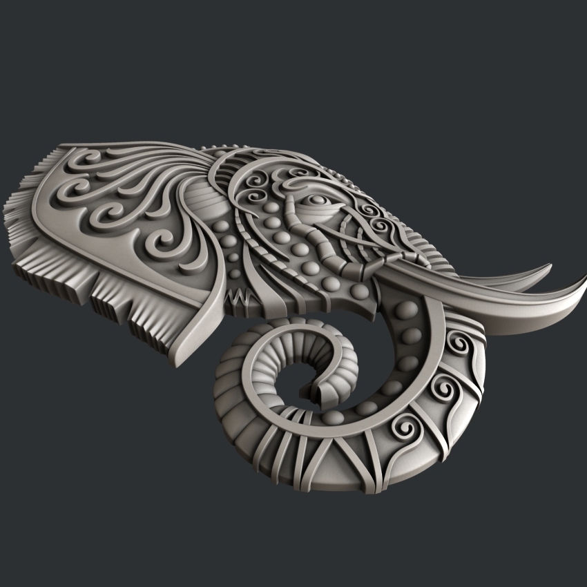 STL file Elephantă»3D printer design to downloadă»Cults