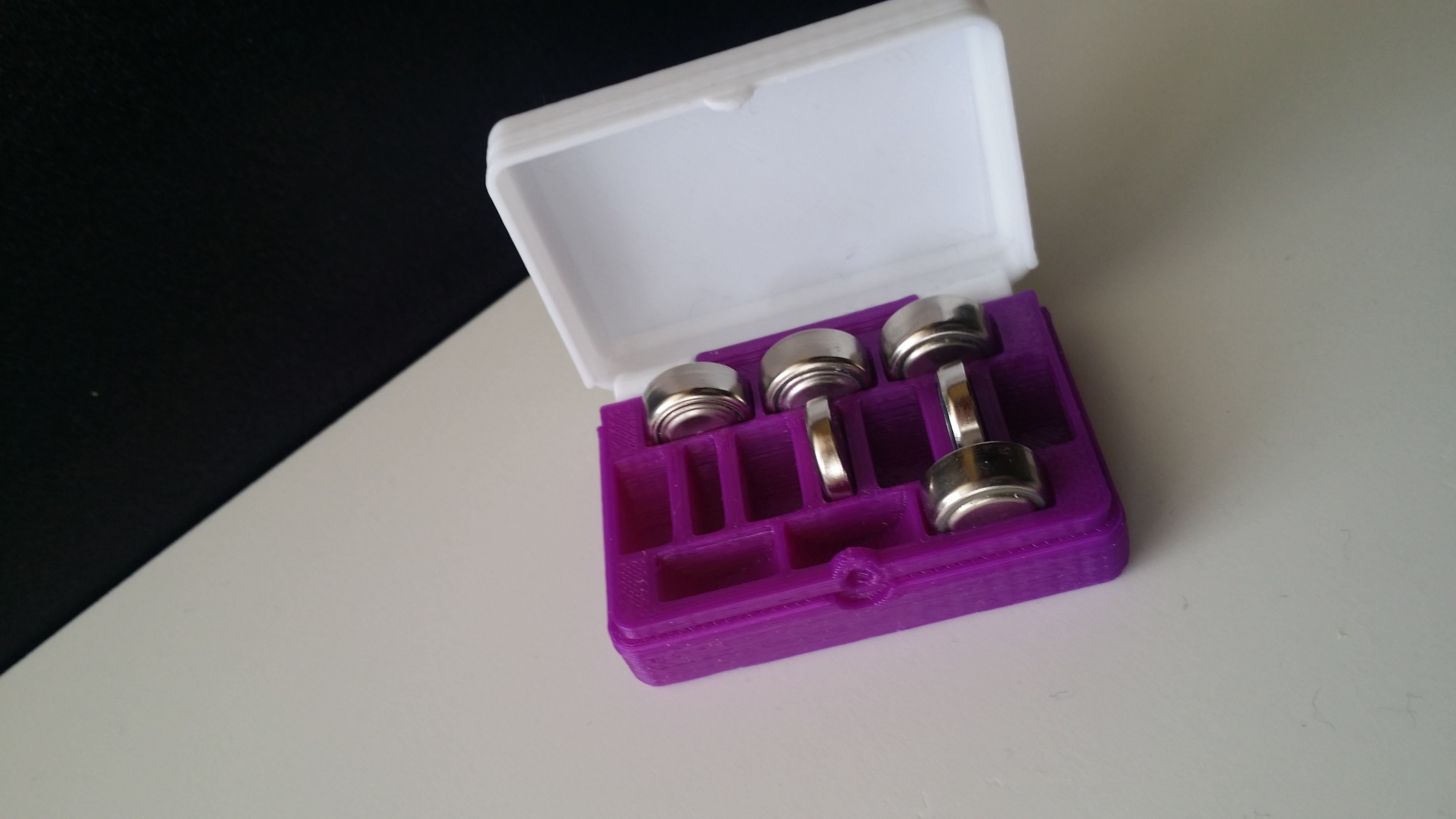 Free STL file CR2032, LR44, AG13 Coin Battery Case・3D printing design to download・Cults