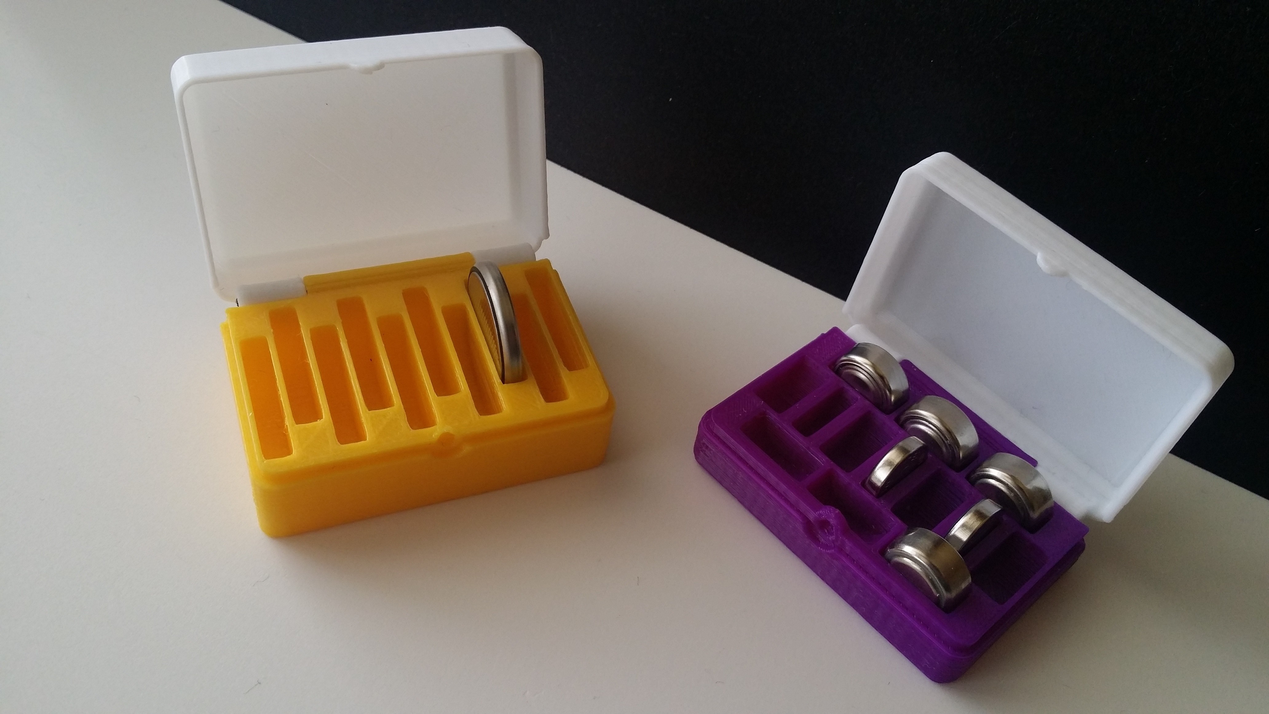 Free STL file CR2032, LR44, AG13 Coin Battery Case・3D printing design to download・Cults