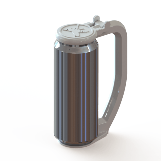 Download 3D printing designs Beer can holder with lid ・ Cults