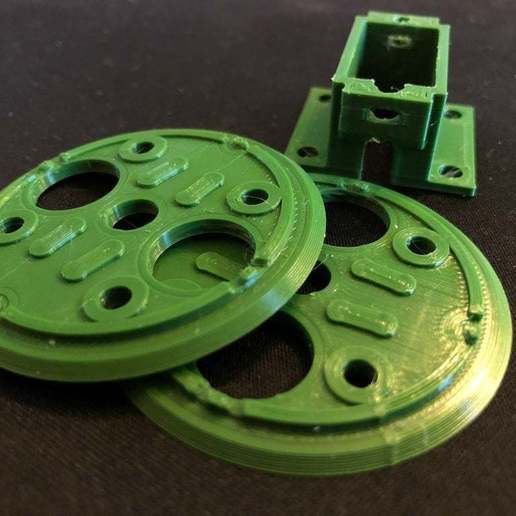 Download free STL file FS90 servo motor wheel • 3D printing design ・ Cults