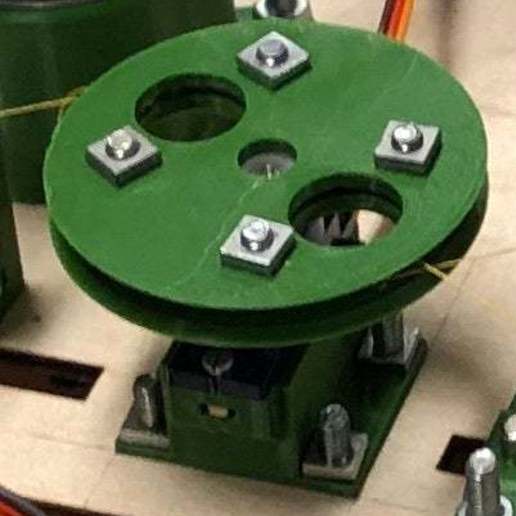 Download free STL file FS90 servo motor wheel • 3D printing design ・ Cults