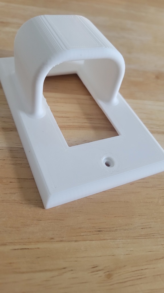 STL file Decora Light Switch Guard Single・3D printable model to