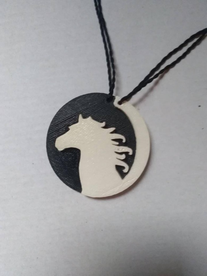 Файл STL yin yang horse head・Модель для печати в 3D скачать・Cults