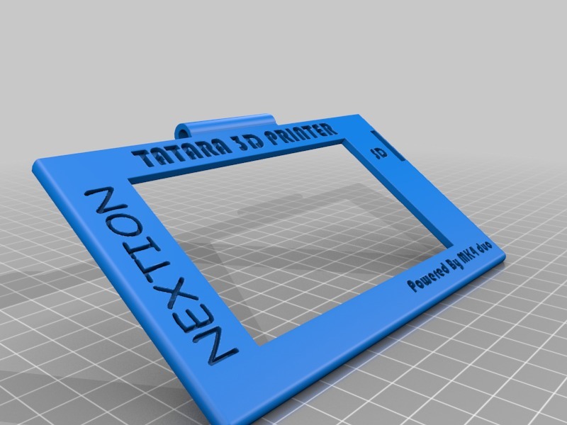 Free 3D file Nextion installation wizard & dedicated box 4.3・3D printer ...