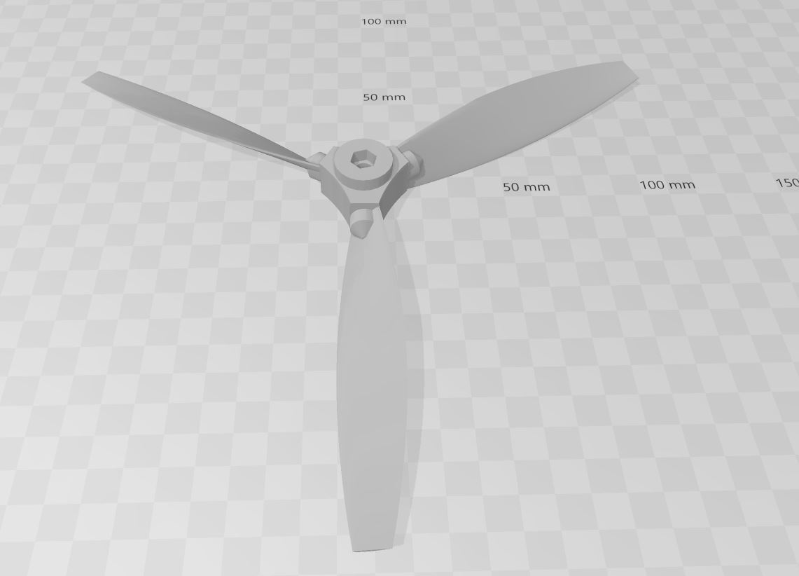 Free STL file Propeller for T28 TROJAN (1100cm) DURAFLY 🚁・Template to