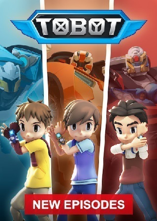 Frise_Tobot_4.jpg Fichier STL gratuit Lithophane TV Show pour enfants "TOBOT - lampe cubique・Objet à télécharger et à imprimer en 3D