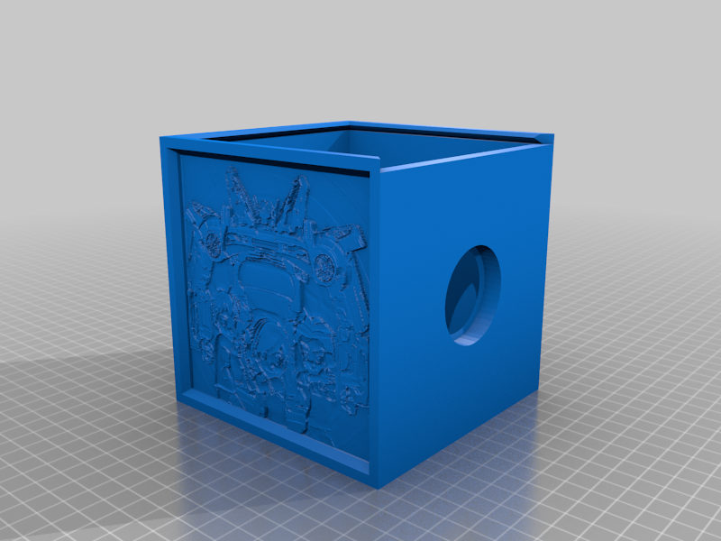 box-Frise_Tobot_2.png Fichier STL gratuit Lithophane TV Show pour enfants "TOBOT - lampe cubique・Objet à télécharger et à imprimer en 3D