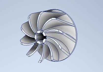 Archivo STL gratis Impulsor del turbocompresor・Modelo para descargar y ...