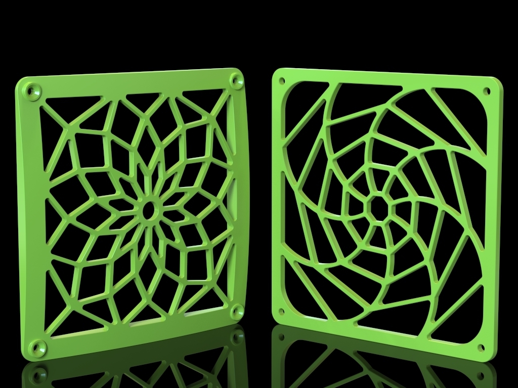 Free STL file Fan Grill 3 & 4 🔧・3D print object to download・Cults