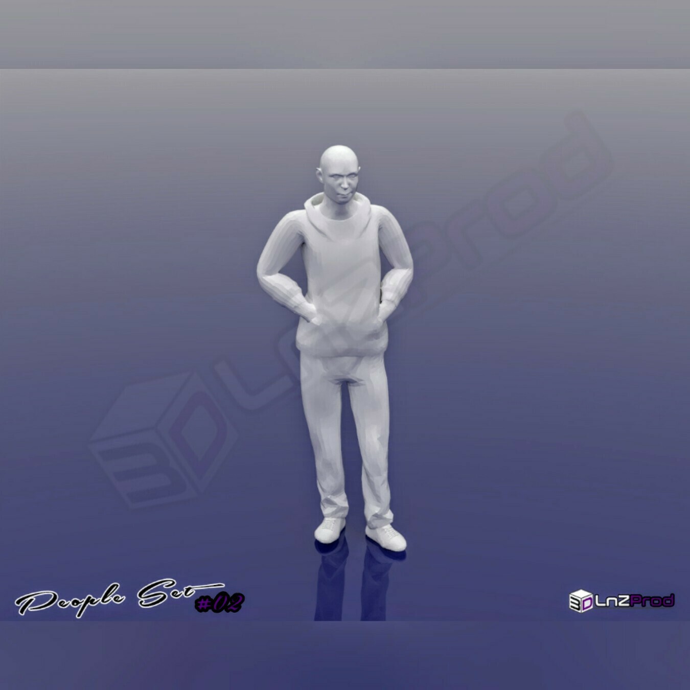 3D file People set scale models #03 👩・3D printer model to download・Cults