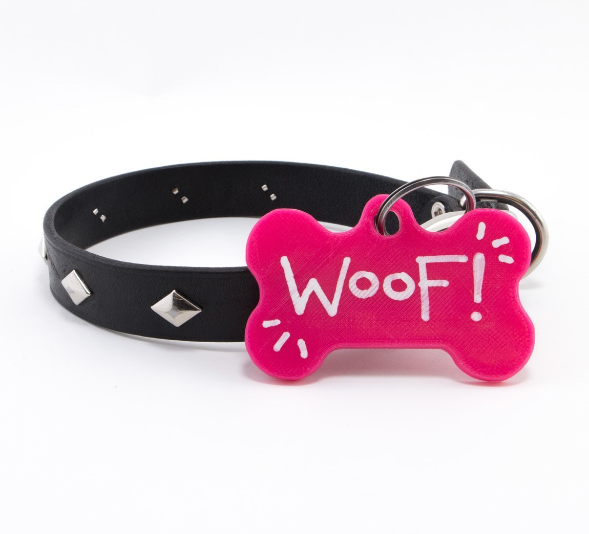 Free STL file Bone Collar Tag・Design to download and 3D print・Cults
