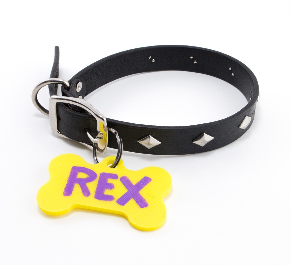 Free STL file Bone Collar Tag・Design to download and 3D print・Cults