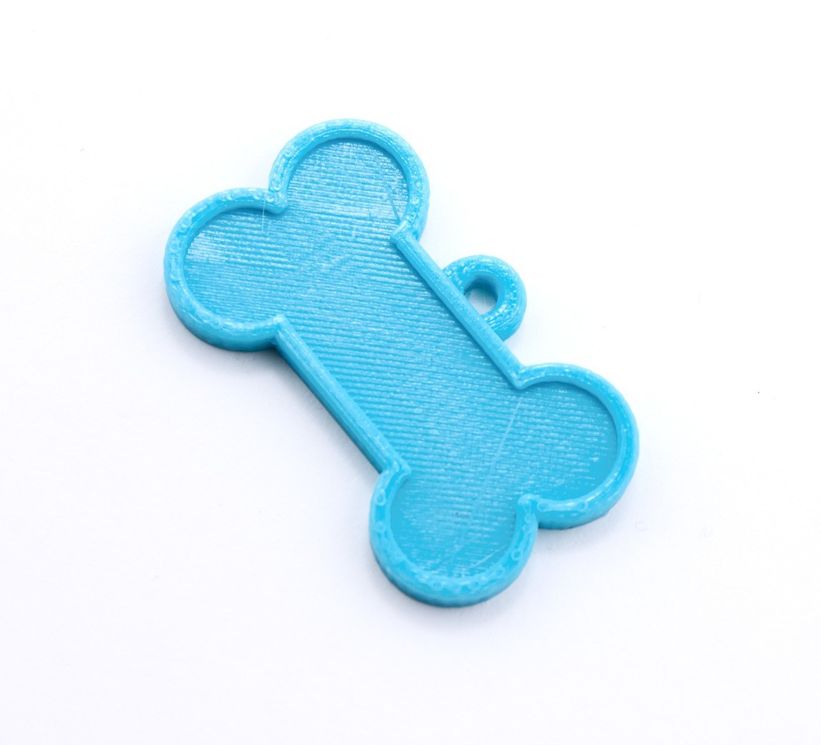 Free STL file Fancy Bone Collar Tag・3D printable object to download・Cults
