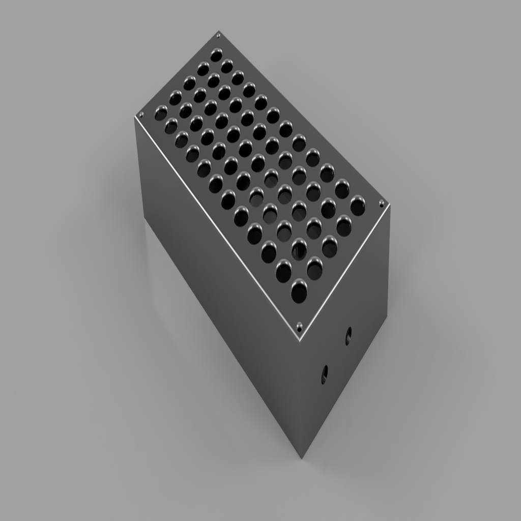 Free 3D file Addressable Christmas Light Control Box for NodeMCU/PSU・3D