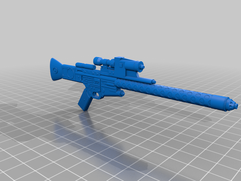 3D file Star Wars 1/6 scale DLT20 Blaster for Hot Toys scale action