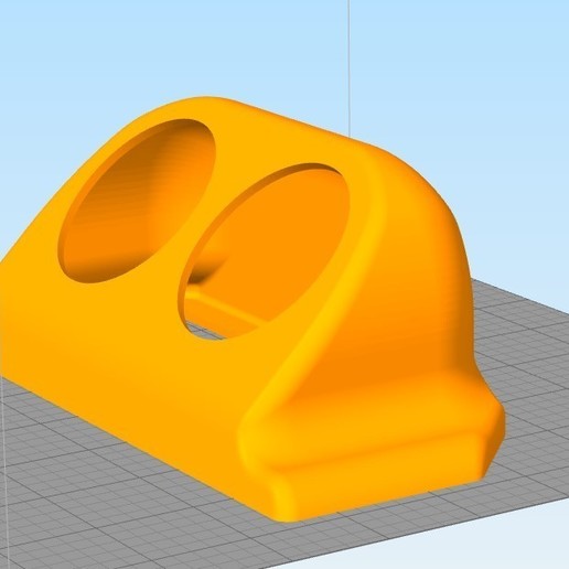 Download STL file Twin 52mm Gauge Pod • 3D printing design ・ Cults