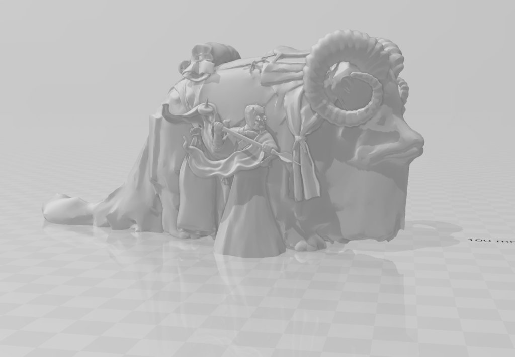 Archivo STL gratis Bantha y Tusken Raider・Modelo de impresión 3D para ...