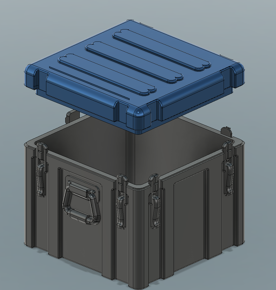 STL file Heavy Duty Storage Boxes 1/10th Scale 🎲・3D printable model to ...