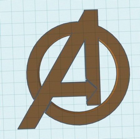 Free 3D file Avengers A with Pin Holder・3D printable model to download ...