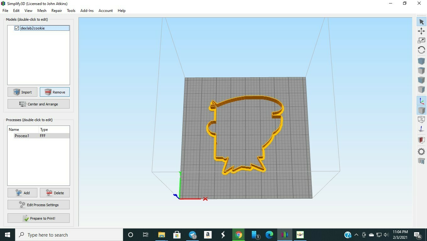 Free STL file dexters lab cookie cutters・3D printing design to download
