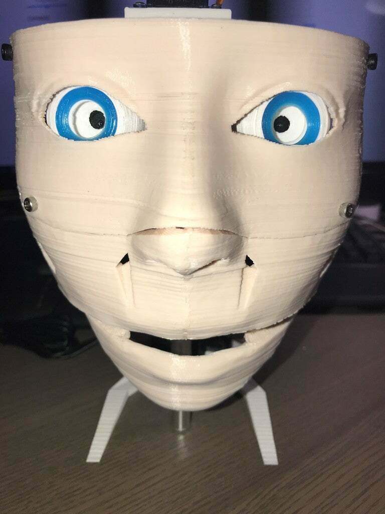 Free STL file InMoov Low Profile Head Stand 🔌・3D printer design to