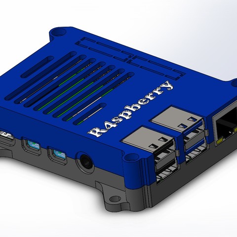 Download STL file Raspberry Pi 4 case ・ Cults