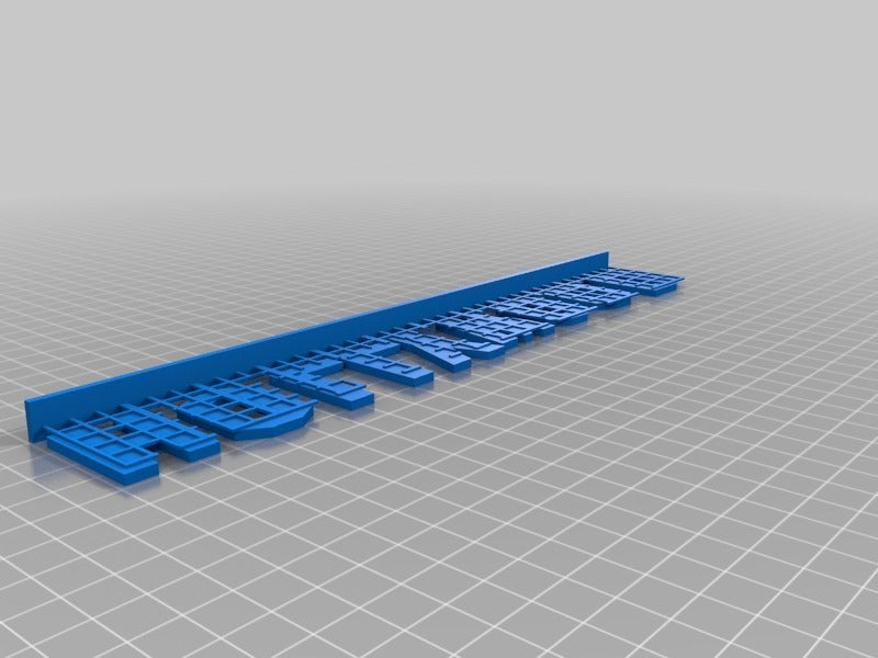 Free STL file Hollywood sign・Template to download and 3D print・Cults