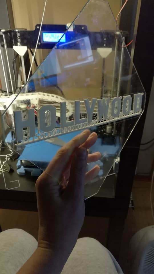 Free STL file Hollywood sign・Template to download and 3D print・Cults