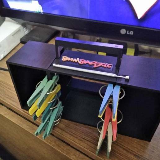 Download free STL file Boombastic portable old school music player • 3D printer design ・ Cults