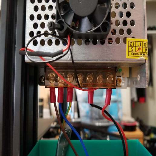 Download free STL Power Supply Vertical Mount for TEVO Tarantula Pro