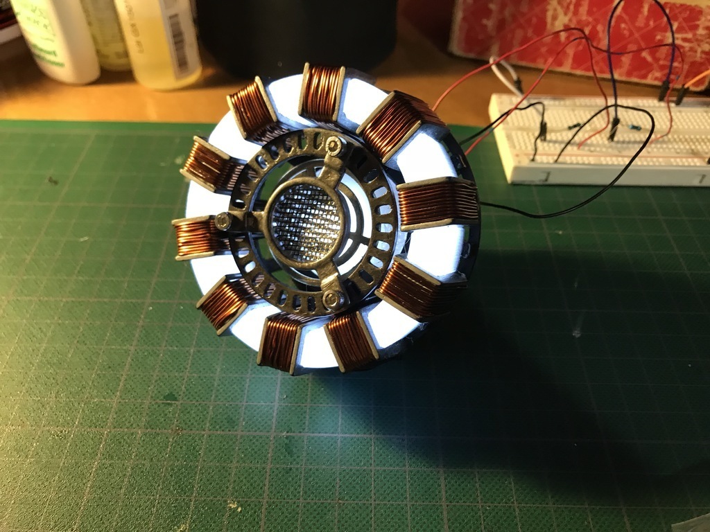 Free STL file Iron Man Arc Reactor・Template to download and 3D print・Cults