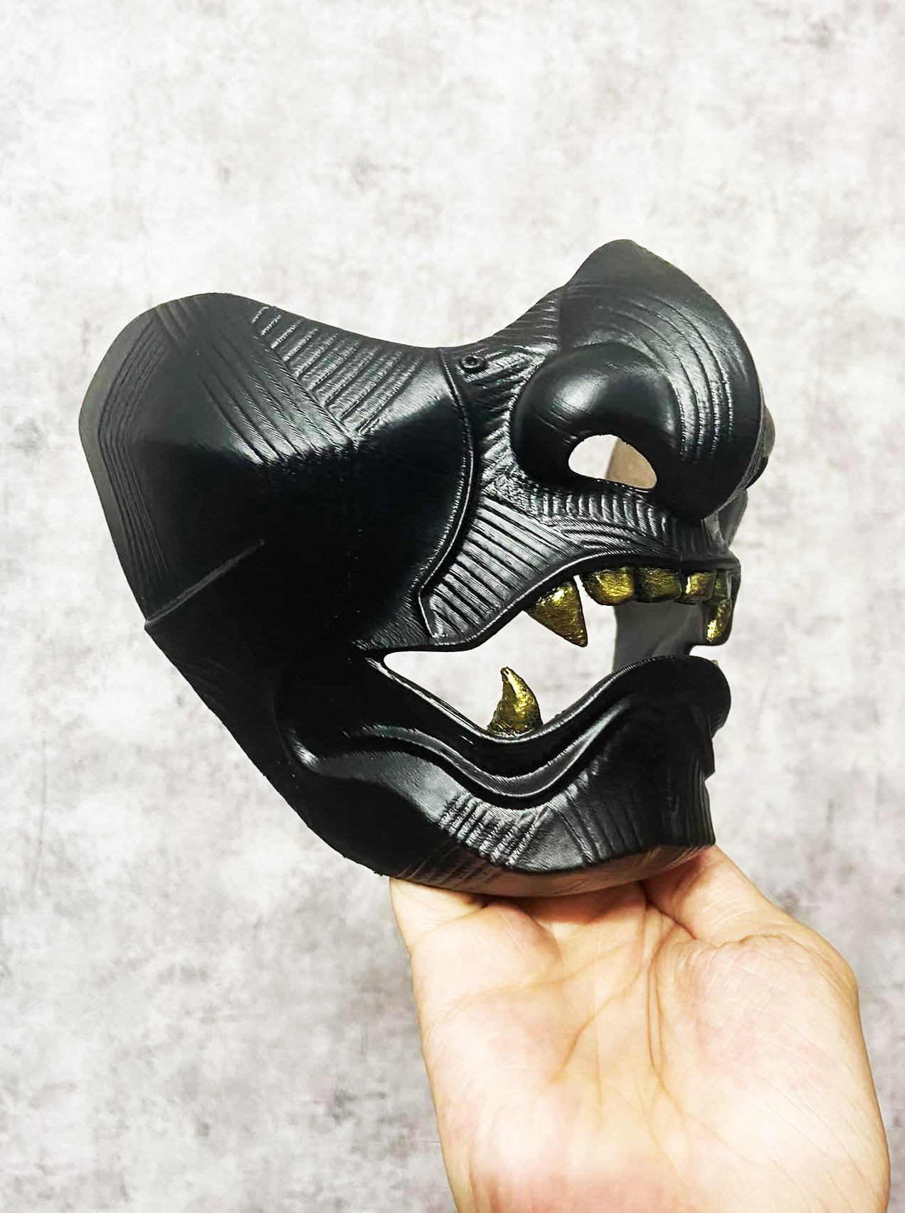 3D printed Ghost Of Tsushima The Sakai Mask Samurai Cosplay Mask・Cults