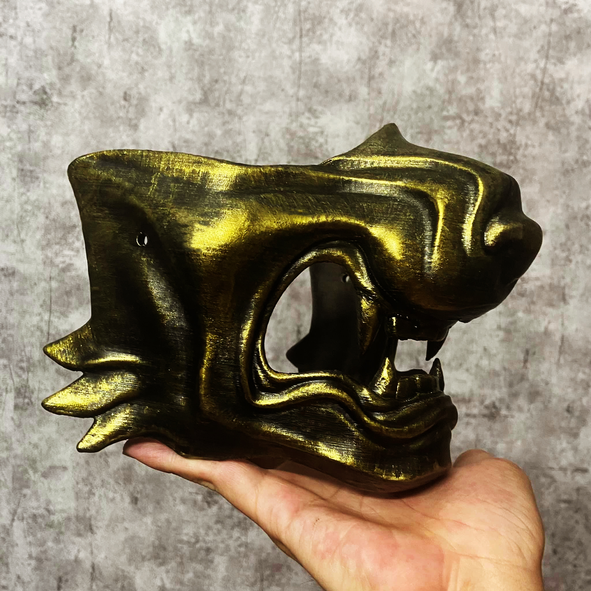 3D printable Ghost Of Tsushima Wolf Mask Samurai Cosplay Mask・Cults