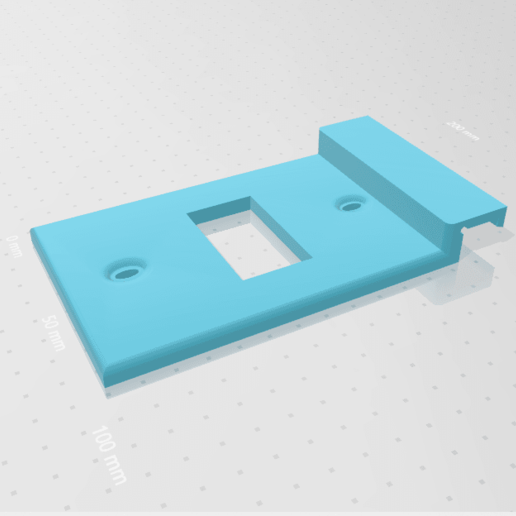 Download STL file LIGHT SWITCH COVER WITH PHONE HOLDER ・ Cults