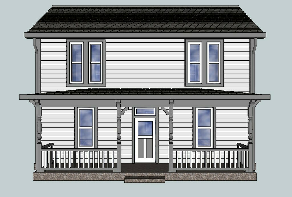 Free 3D file HO Scale The Michael Meyers House・3D printing template to