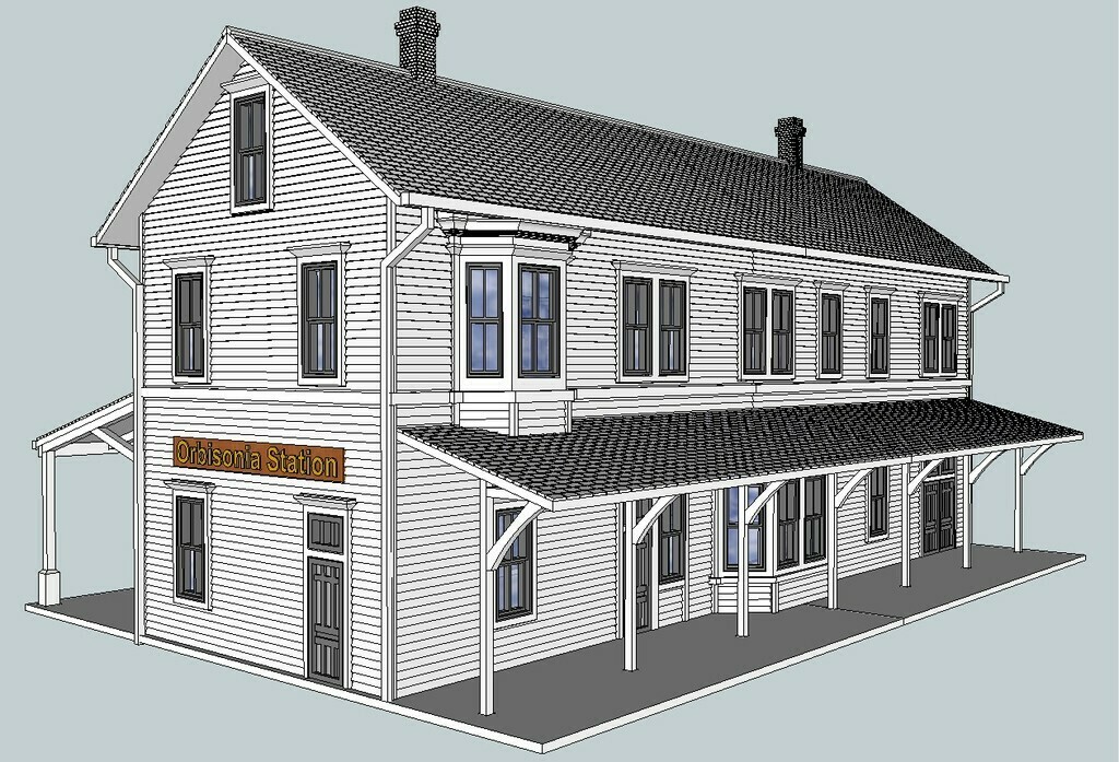 Free STL file HO Scale Orbisonia Station 🚉・3D print object to download