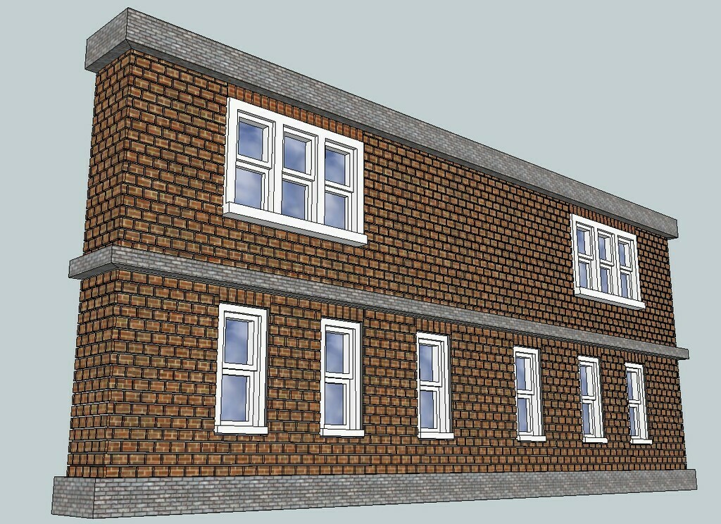 Free 3D file HO Scale Background Buiiding Apartments 🏠・3D printer ...