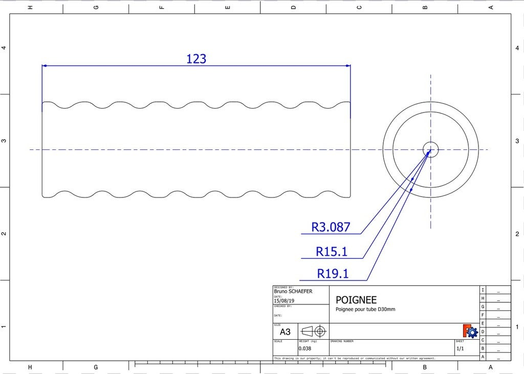 Free STL file handlebar grips・3D printable object to download・Cults