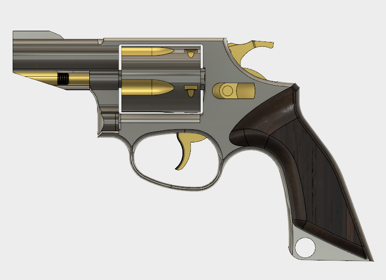 STL file Smith & Wesson Model 36 Custom・3D printer model to download・Cults