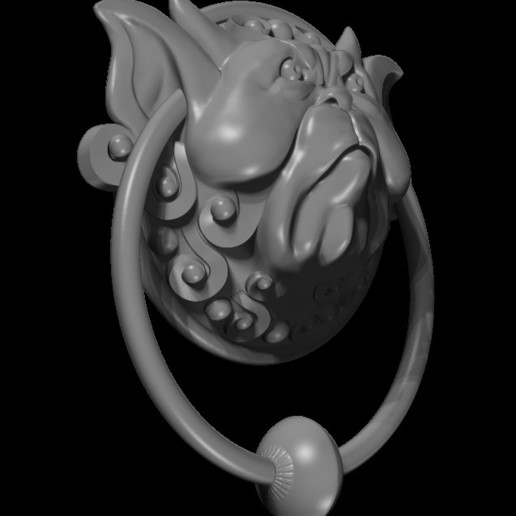 Download Stl File Detailed Labyrinth Door Knocker Set 3d Printer Design Cults