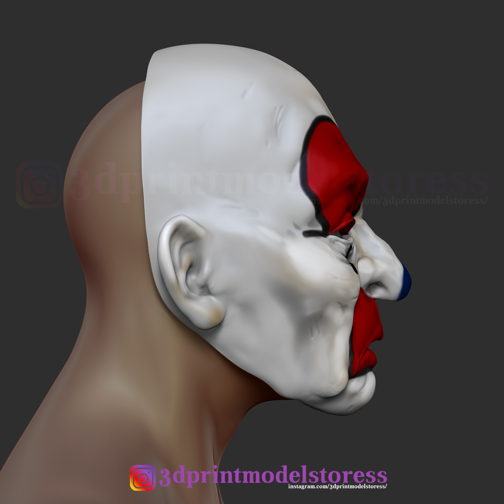 Disturbed Clown Mask Joker Henchman