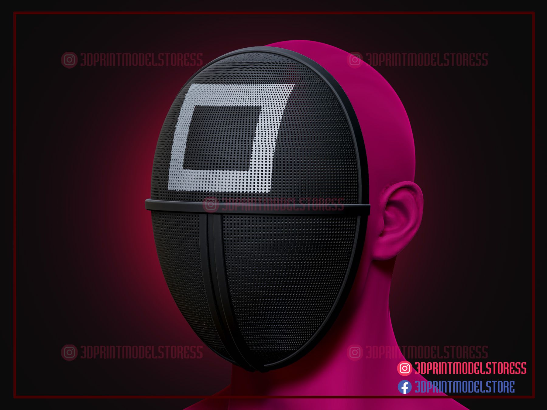 Fichier 3D Masque de soldat Squid Game - Masque Squid Game pour Cosplay