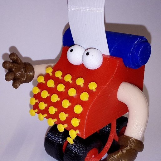Download STL file Typewriter Guy from Sesame St • 3D print design ・ Cults