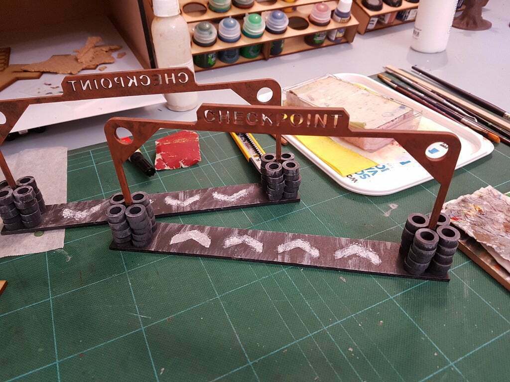 Free 3D file gaslands gate・3D printable model to download・Cults