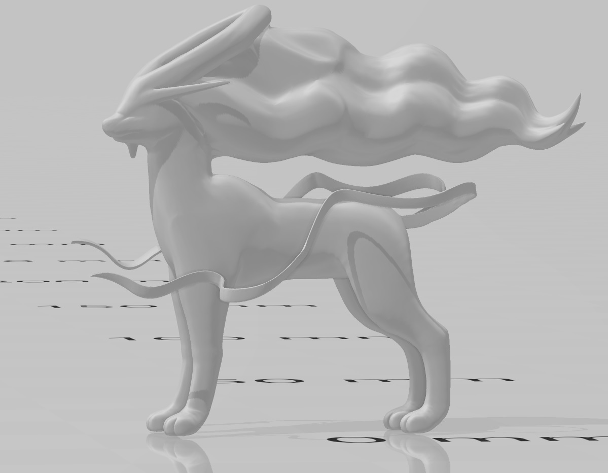 OBJ file Suicune・Model to download and 3D print・Cults