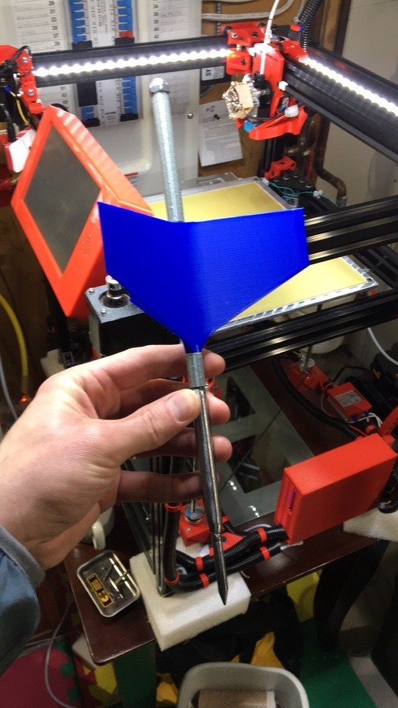 Free STL file Lawn Dart Fins with Fusion360 files・3D printing model to